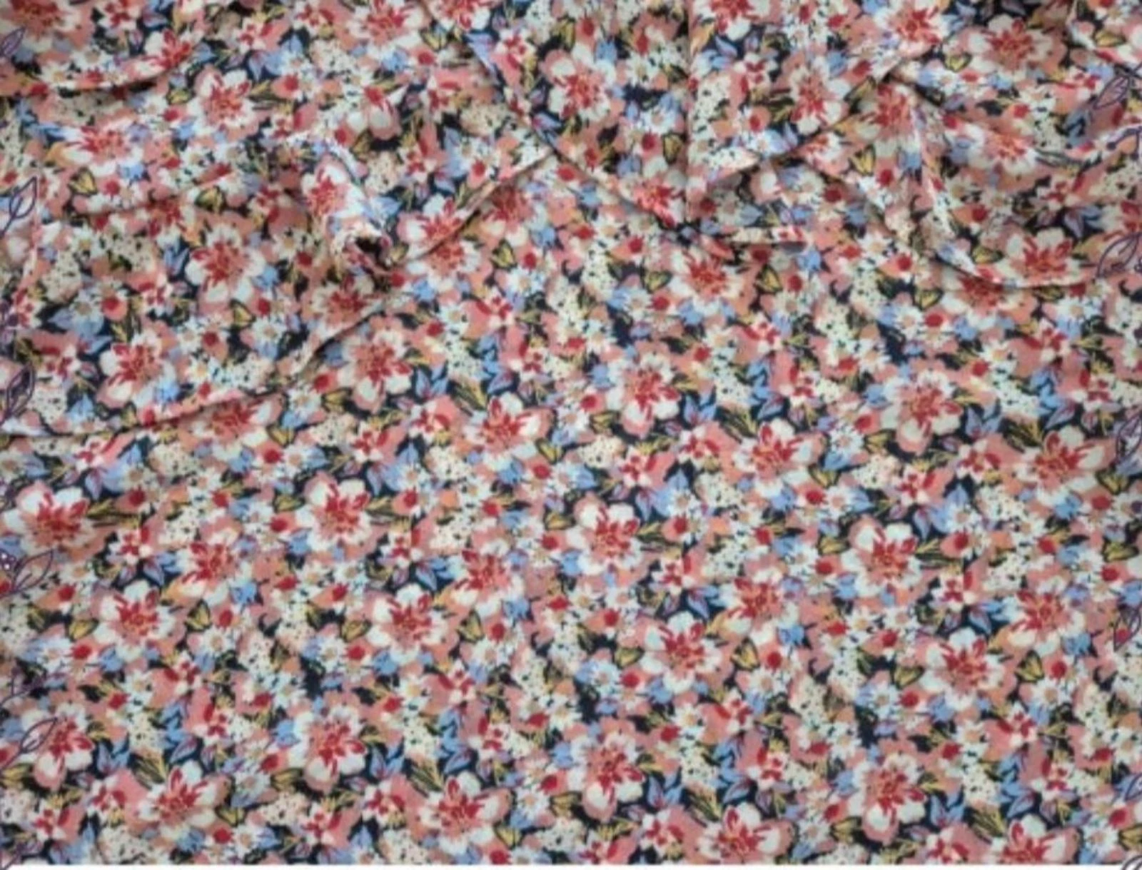 Zara bloemetjes standaard top maat S – photo 2